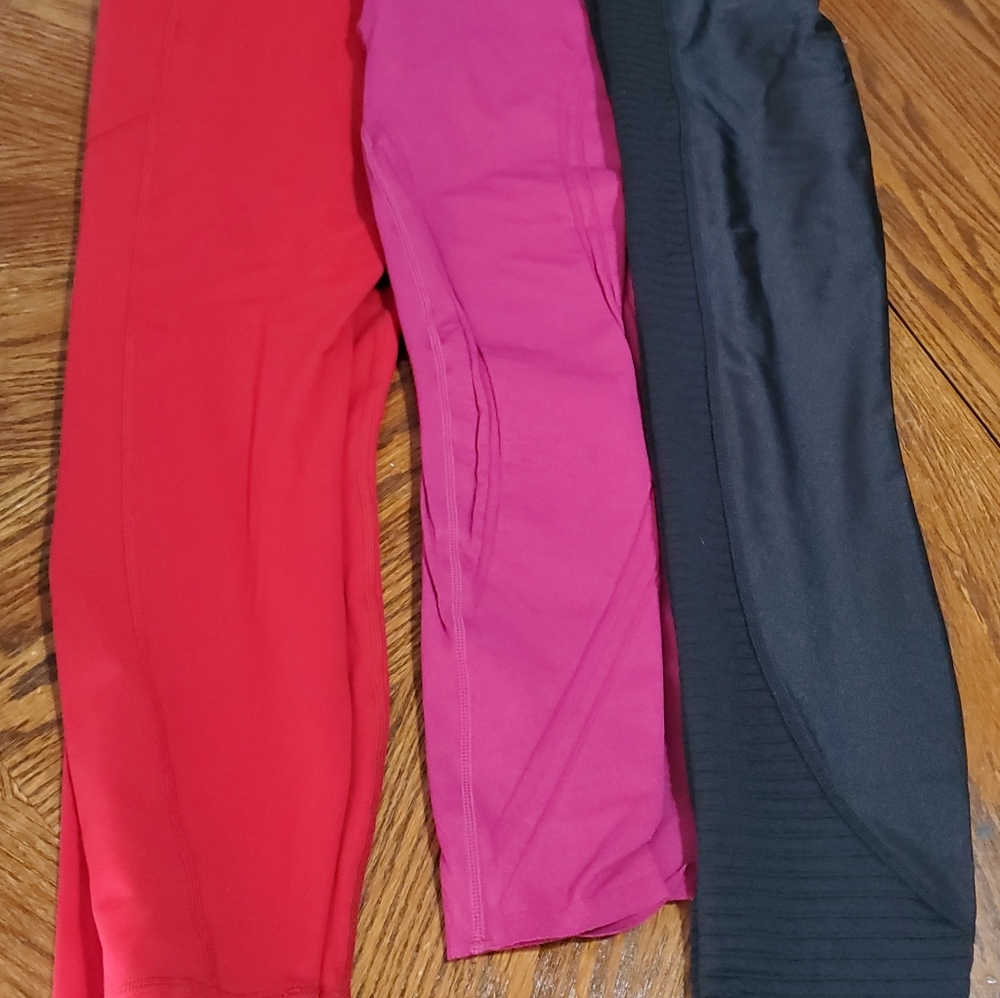 3 pairs of Fabletics leggings
